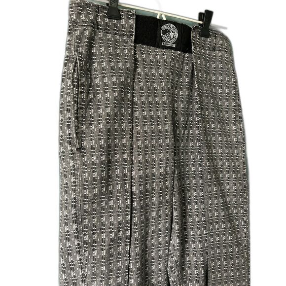 Vintage Severe Sportswear Velcro adjustable pants gray/black/gray/white size L - Picture 7 of 8